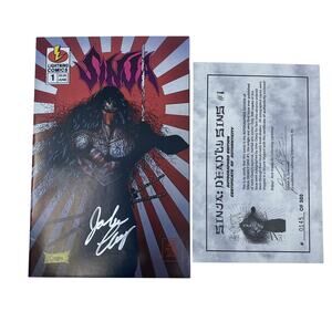 Sinja: Deadly Sins #1 Lightning Comics (1995) Autographed Edition COA 145/300 NM